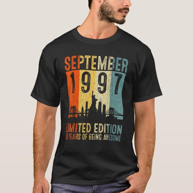 Camiseta Septiembre De 1997 26 Años De Ser Increíble 2 (Anverso)