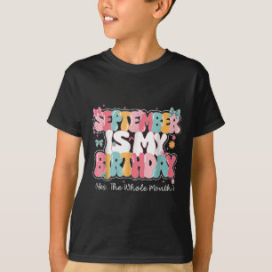 Camiseta Septiembre De Mujeres Es Mi Reina De Cumpleaños To