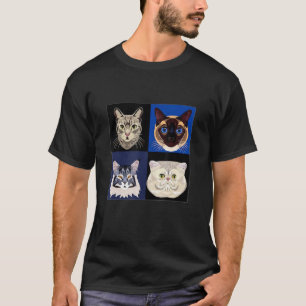 Camiseta Septiembre-Gatos-Imágenes-Diferente-Clásico-