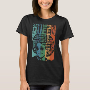 Camiseta Septiembre, mes del nacimiento de la reina celebra