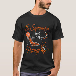 Camiseta Septiembre Usamos Mes de Concienciación sobre Leuc