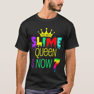 Camiseta Séptimo cumpleaños de los niños - Esta Reina De Be