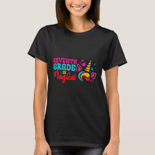 Camiseta Séptimo Grado Es Unicornio Mágico Divertido De Vue