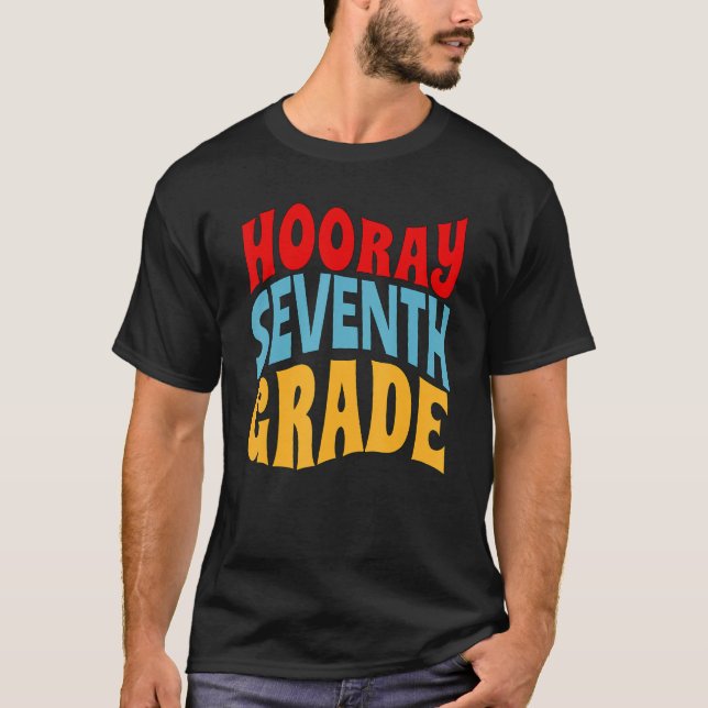Camiseta Séptimo Grado Profesor Primer Día De La Escuela Sé (Anverso)