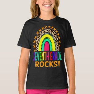 Camiseta Séptimo Grado Rodea Al Leopardo Arcoiris De Vuelta