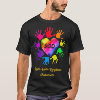 Camiseta Septo Optic Dissplasia Sensibilización obsequio 