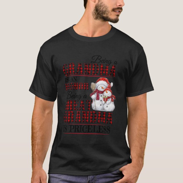 Camiseta Ser Abuela Es Un Honor Ser Abuela Es (Anverso)