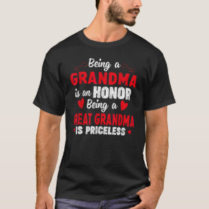 Camiseta Ser Abuela Es Un Honor Ser Abuela Es
