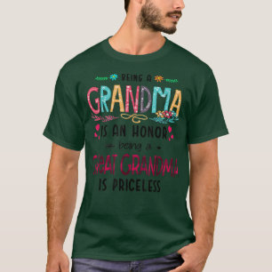 Camiseta Ser Abuela Es Un Honor Ser Abuela Es