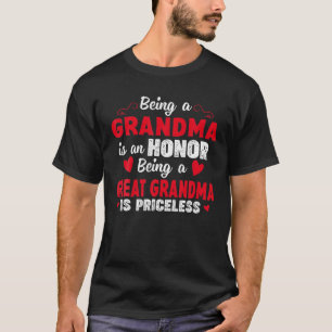 Camiseta Ser Abuela Es Un Honor Ser Abuela Es