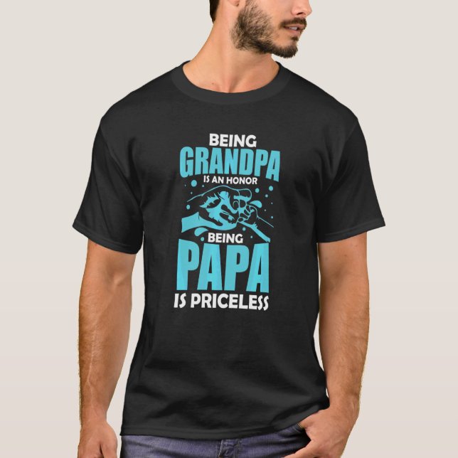 Camiseta Ser abuelo es algo grande   (Anverso)