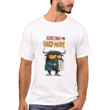 Ser adulto en modo difícil regalo divertido de yak