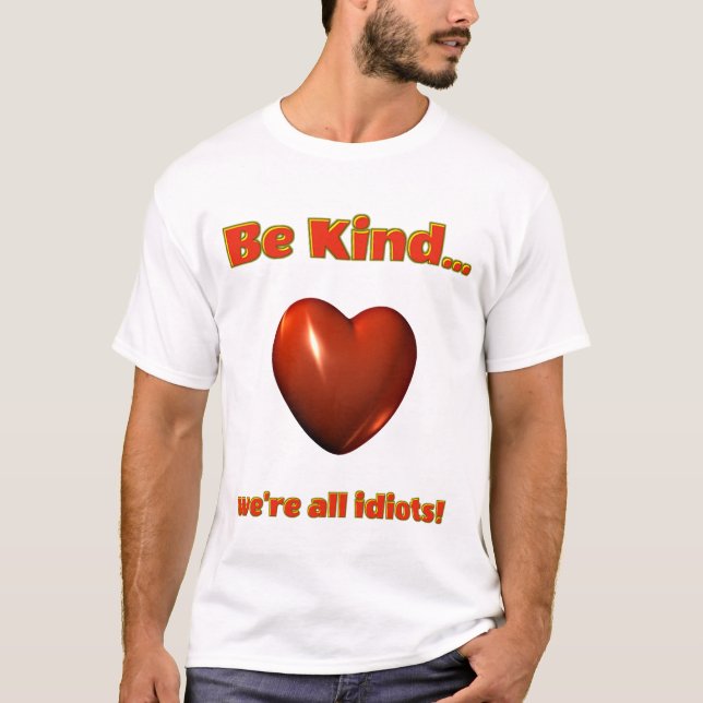Camiseta ser amable (Anverso)