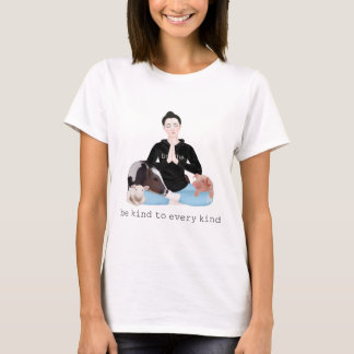Camiseta ser amable con todos los tipos