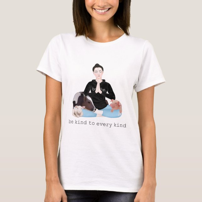 Camiseta ser amable con todos los tipos (Anverso)
