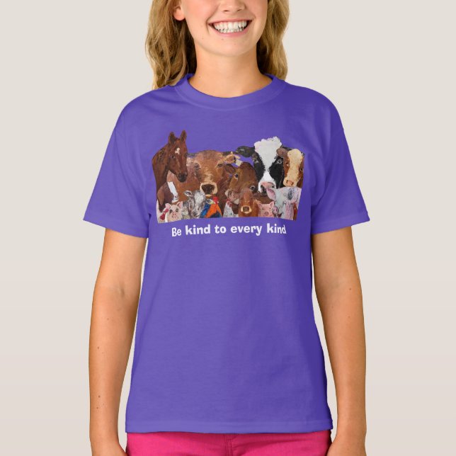 Camiseta Ser amable con todos los tipos (Anverso)
