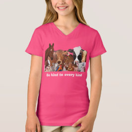 Camiseta Ser amable con todos los tipos