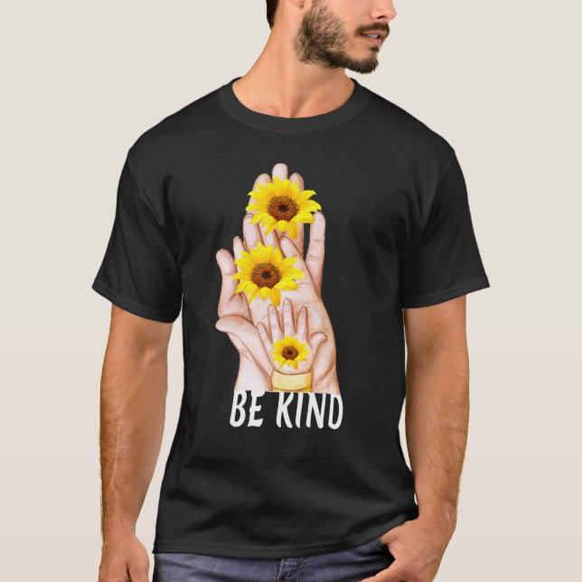 Camiseta Ser Amable Entre Sí Otro Mensaje Positivo Con Las  (Anverso)