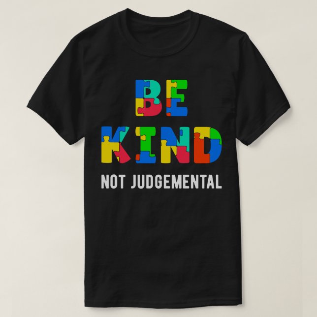 Camiseta Ser amable no ser judgmental II (Diseño del anverso)
