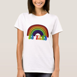 Camiseta Ser Amable Positividad Arcoíris LGBTQ 