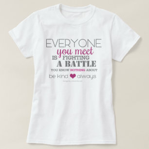 Camiseta Ser amable siempre (rosa)