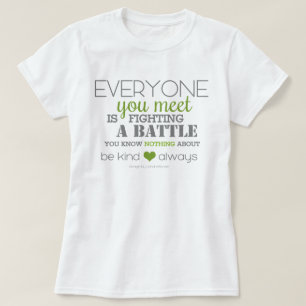 Camiseta Ser amable siempre (verde)