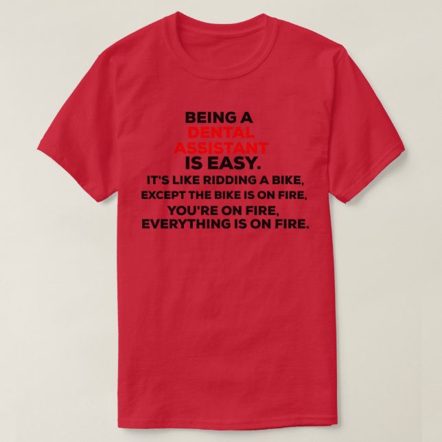Camiseta Ser asistente dental Classic TShirt (Diseño del anverso)