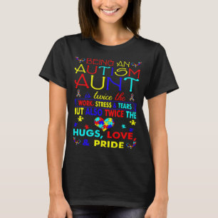 Camiseta Ser autismo y abrazar el amor: conciencia del orgu