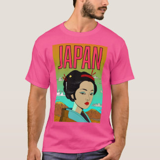 Camiseta Ser Bella Chica Geisha