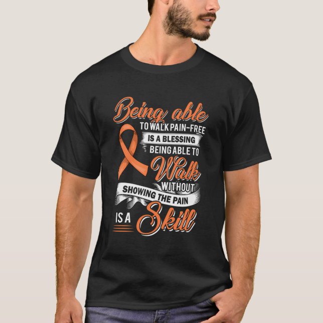 Camiseta Ser Capaz De Caminar Sin Dolor Es Bendecir Múltipl (Anverso)
