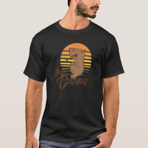 Camiseta Ser cappy retro Capybara Animal Rodent para Capyba