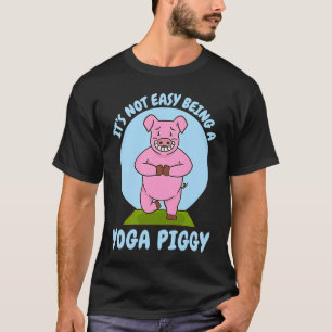 Camiseta ser cerdo yoga cerdito