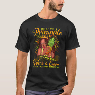 Camiseta Ser Como Una Piña Y Pararse Inspiradora Q