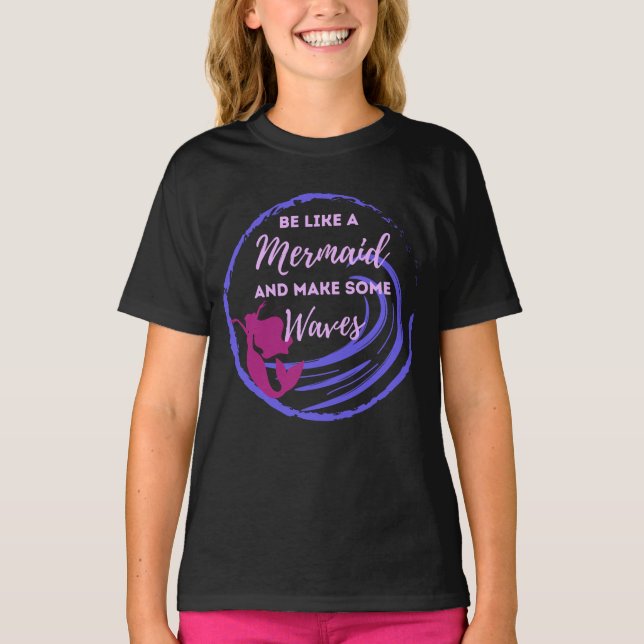 Camiseta Ser como una sirena (Anverso)