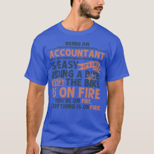 Camiseta Ser contadora deja regalo para hombres mujeres fu