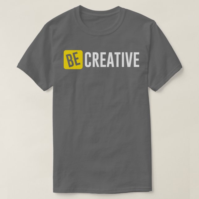 Camiseta Ser creativo (Diseño del anverso)
