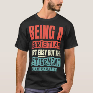 Camiseta Ser cristiano no es una iglesia bíblica fácil