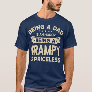 Camiseta Ser DAD es un HONOR Ser un GRIS es (6)