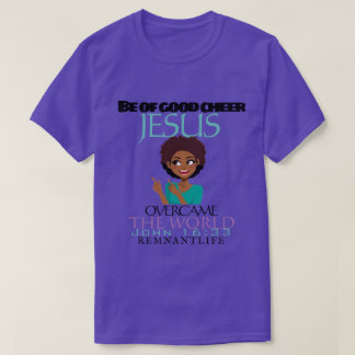 Camiseta Ser de buen tee morado (mujer)