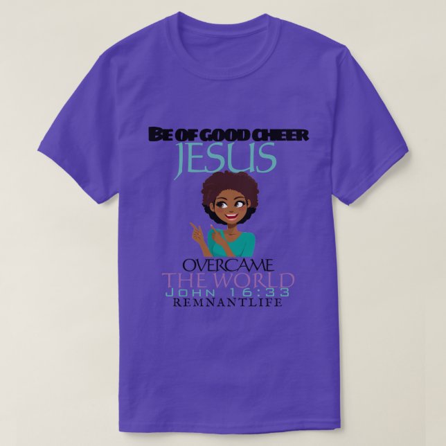 Camiseta Ser de buen tee morado (mujer) (Diseño del anverso)