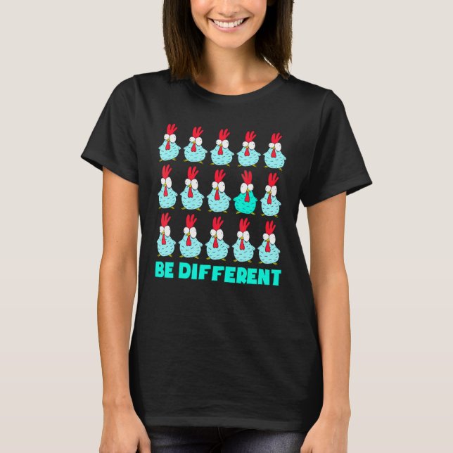 Camiseta Ser diferente (Anverso)
