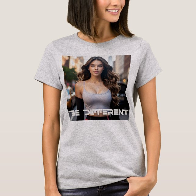 CAMISETA SER DIFERENTE (Anverso)