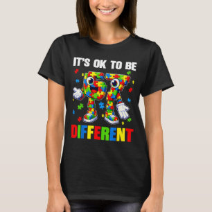 Camiseta Ser diferente 67 seis siete rompecabezas autismo