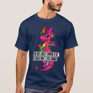 Camiseta Ser diferente No cambiar 2