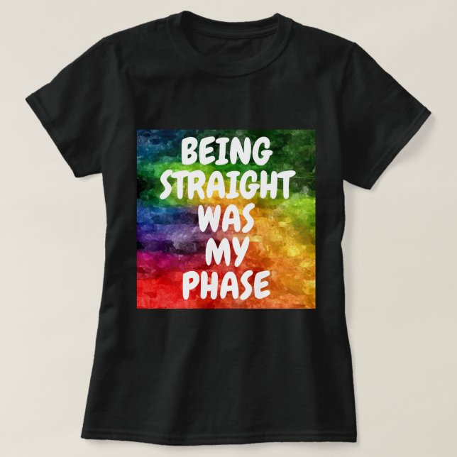 CAMISETA SER DIRECTO FUE MI FASE (Diseño del anverso)