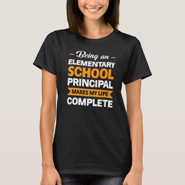 Camiseta Ser director de escuela primaria (Anverso)