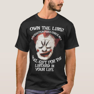 CAMISETA SER DUEÑO DE LIBS DOGSHITSNOWGLOBES DOT NET