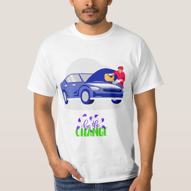 Camiseta Ser el cambio (Anverso)