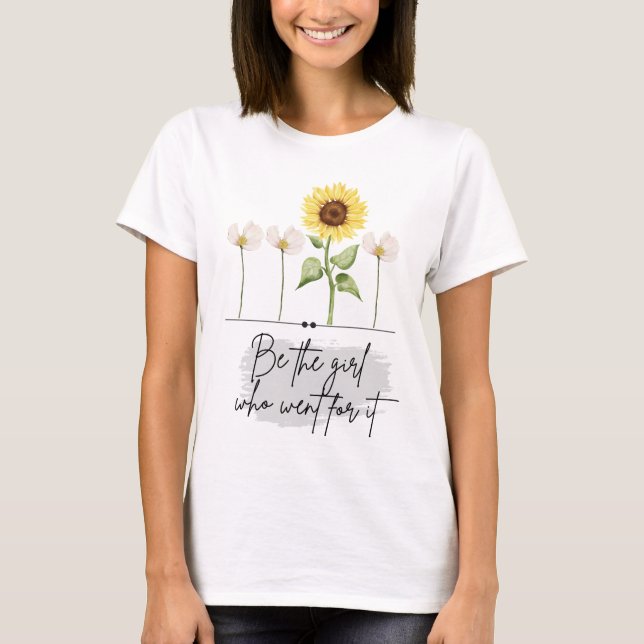 Camiseta Ser el chica (Anverso)