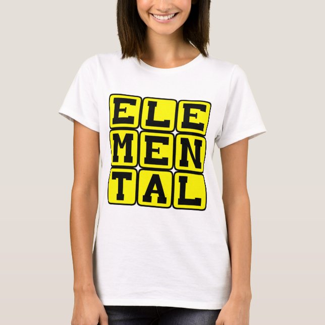 Camiseta Ser elemental, ser mítico (Anverso)